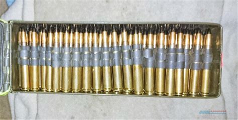 240 Rounds Of Linked 30 06 Black Tip M2 1 Ap Am For Sale