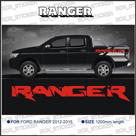 Buy Ranger Side Stripe Graphic Vinyl Sticker For Ford