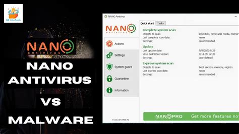 Nano Free Antivirus Review Nano Antivirus Vs Malware Nano Antivirus