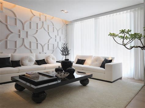 Modern White Living Room Wallpaper 47 Modern Design Wallpaper Living