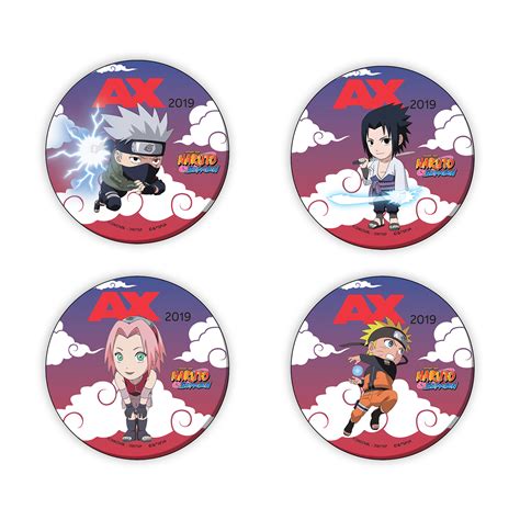 Naruto Pins Resized Anime Expo