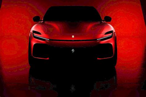 Ferrari Purosangue Suv Confirmed With First Official Teaser Autobuzzmy