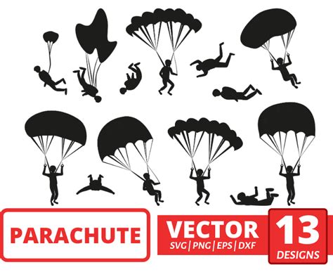 Parachute Svg Bundle Vector For Instant Download Svg Ocean — Svgocean