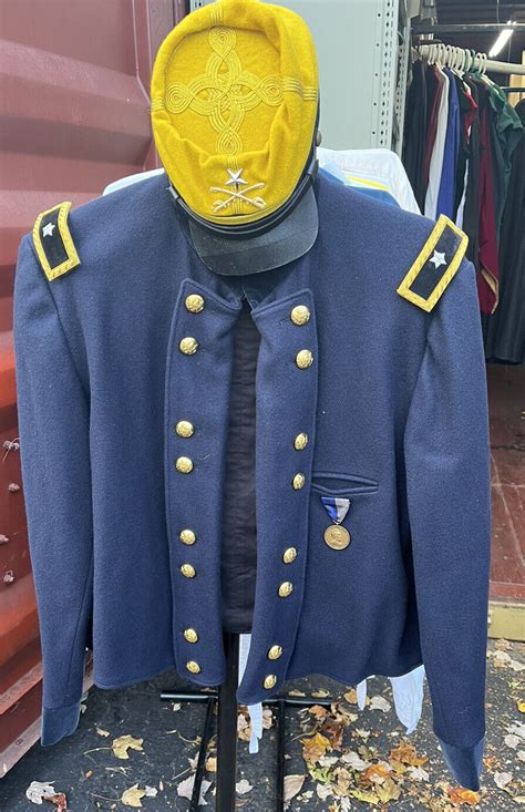 Civil War Uniform High Quality With 2 Hats 1 Star General And Medal Ebay