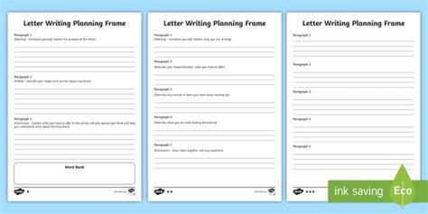 Transition Letter Writing Differentiated Planning Frame Year 6 To Year 7