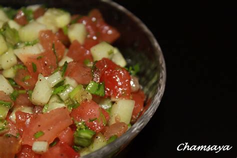 Salade Concombre Et Tomates Recette Ptitchef