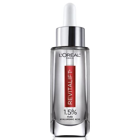L’oreal Paris 1 5 Pure Hyaluronic Acid Serum For Face With Vitamin C From Revitalift Derm