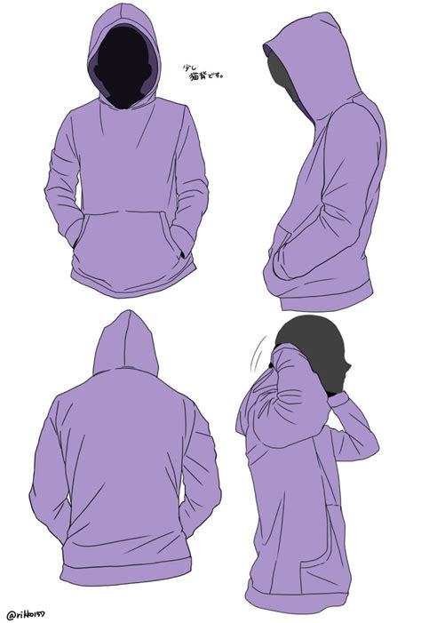 Hoodie drawing reference hoodie illustration how to draw hoodies art fashion illustration tutorial aesthetic drawing drawing expressions character art art reference. rikko on Twitter: "何用とは言いませんがパーカー素材。トレスOKです。もし参考になるのならどうぞ ...