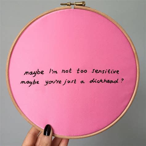 Feminist Embroidery Sophie King — Jejune Magazine