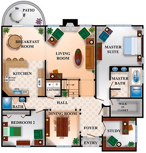 Need to design a floor plan? Foundation Dezin & Decor...: Residential colored floor ...