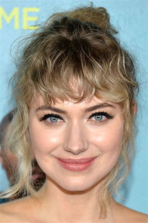 Imogen Poots Imogen Poots Hairstyles With Bangs Hair