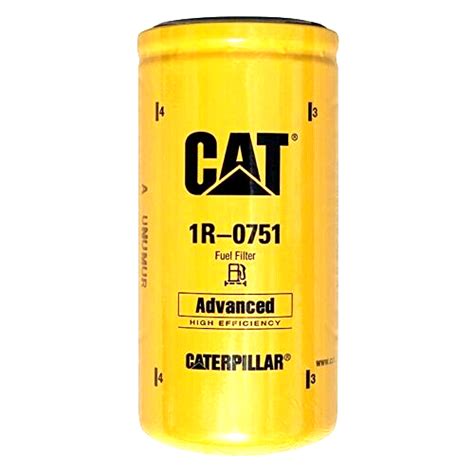 Genuine Caterpillar Cat 1r 0751 Advanced High Efficiency Fuel Filter