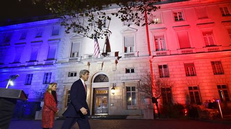 Mourners Gather At French Embassy In Washington Dc