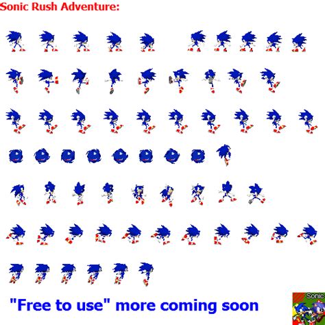 Sonic Rush Adventure Sprites 6 By Facundogomez On Deviantart