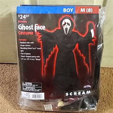 Costumes Scream Bleeding Ghost Face Costume Boys M 8 Poshmark