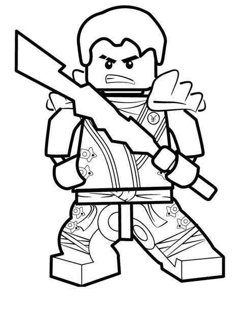 This coloring sheet features the four original ninjas. 30 Free Printable Lego Ninjago Coloring Pages