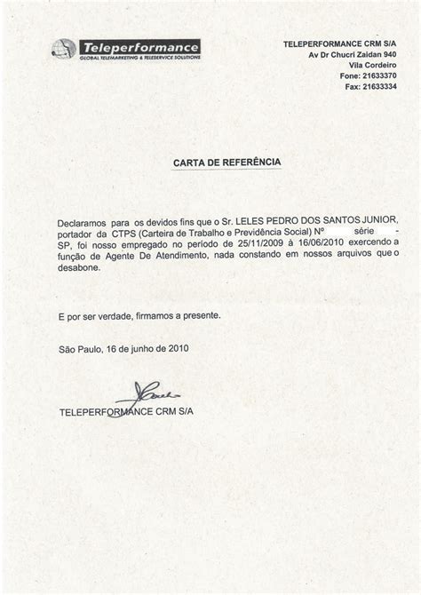 Carta De Recomendacion De Migracion Carta De Recomendacion Carta