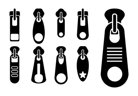 Zipper Pull Vector Zipper Tattoo Zipper Drawing Technical Drawing