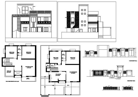 Bungalow Floor Plan And Elevation Floorplansclick
