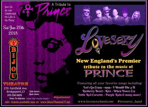Lovesexy Tribute To The Music Of Prince Colorful Bridgeport