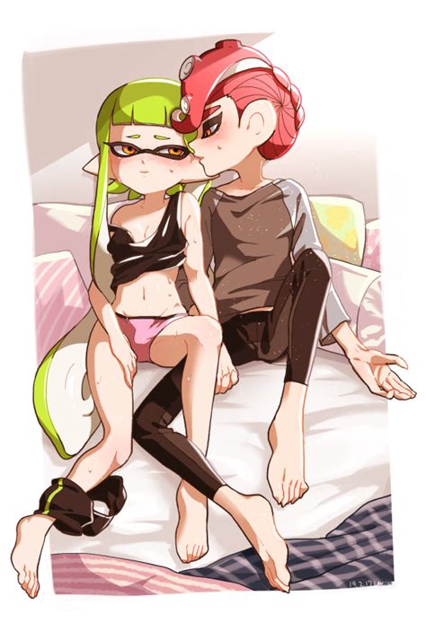 Inkling Player Character Inkling Girl Octoling Player Character And