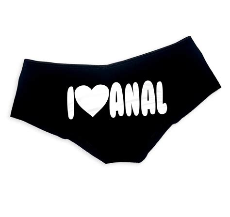 I Love Anal Panties Sexy Slutty Funny Panties Booty Bachelorette Party