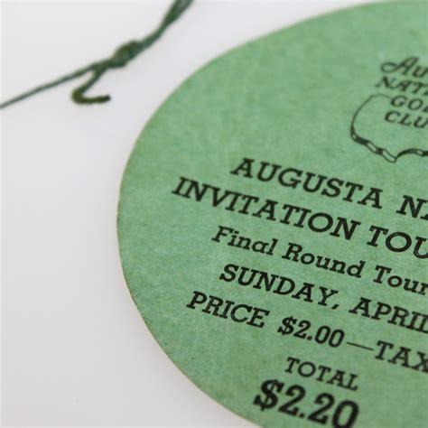 Lot Detail 1935 Augusta National Invitation Tournament Sunday Final