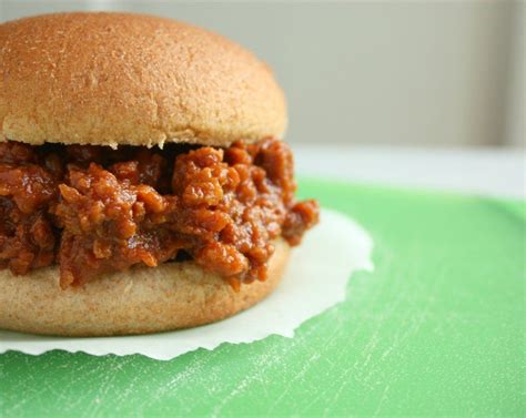 Healthy Slow Cooker Sloppy Joes Vegan Peppers And Peaches Vegan