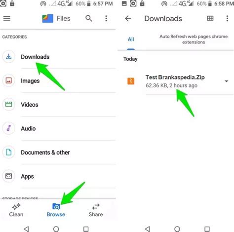 Ketuk ok untuk membuat file rar anda yang baru dibuat muncul di dalam folder saat ini. Cara Membuka File Zip di Android Menggunakan Files By ...