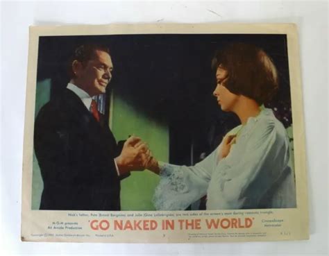 Original Lobby Card Go Naked In The World Ernest Borgnine X Lc