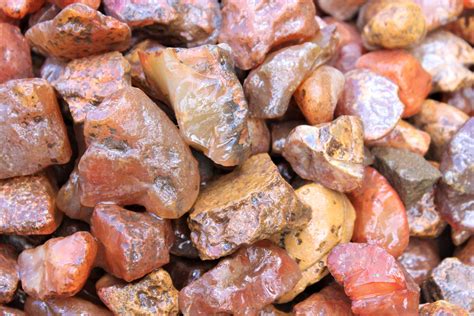 Rough Natural Carnelian From Brazil Stones Choose 4 Oz 8 Oz 1 Lb
