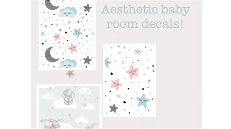 Baby Room Decals Bloxburg Youtube