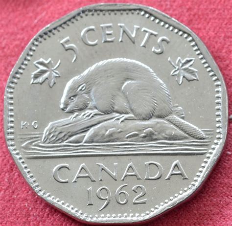 1962 Canadian Nickel Etsy