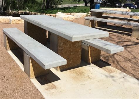 Concrete picnic tables are so heavy that they deter vandalism such as theft. About Macon Precast Concrete Inc. | Dallas, Corpus Christi ...