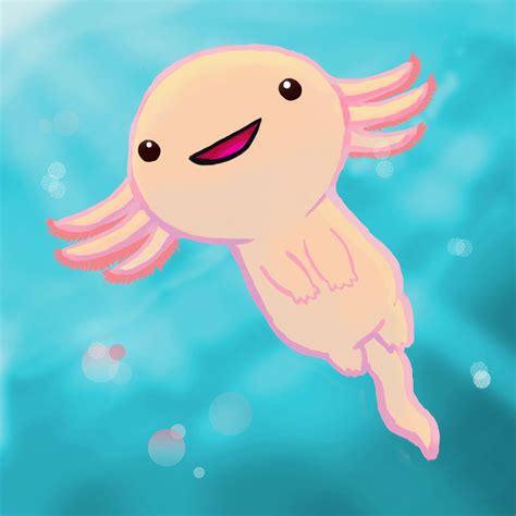 Pin De Galaxygamer En Axolotl Ajolote Dibujo Dibujos De Animales