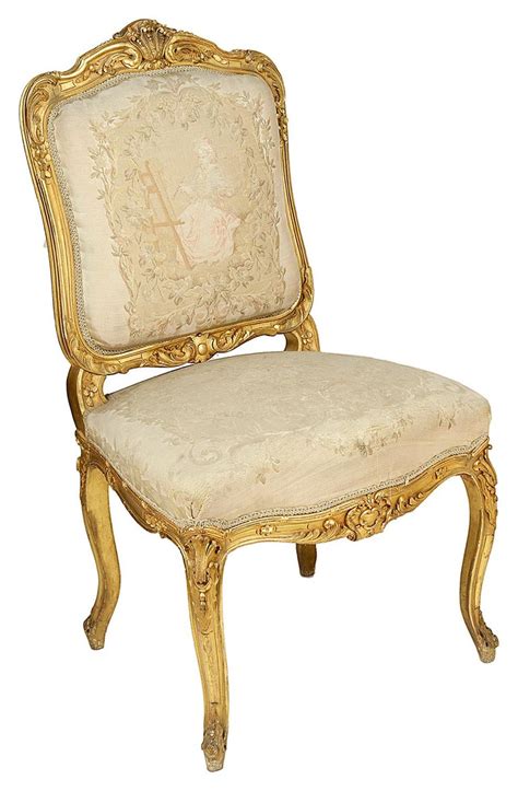 How much are used chaise lounge chairs? Set of Four 19th Century Gilded Salon Side Chairs For Sale ...