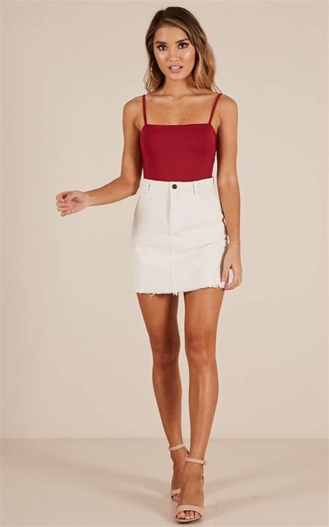 Friendless Skirt In White Produced Mini Skirts Skirts Fashion Outfits