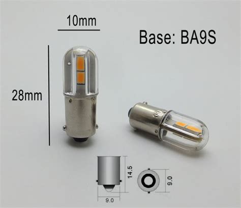 Ba9s E10 Miniature Torches Led 6v 12v 24v 36v 48v 60v 110v 220v