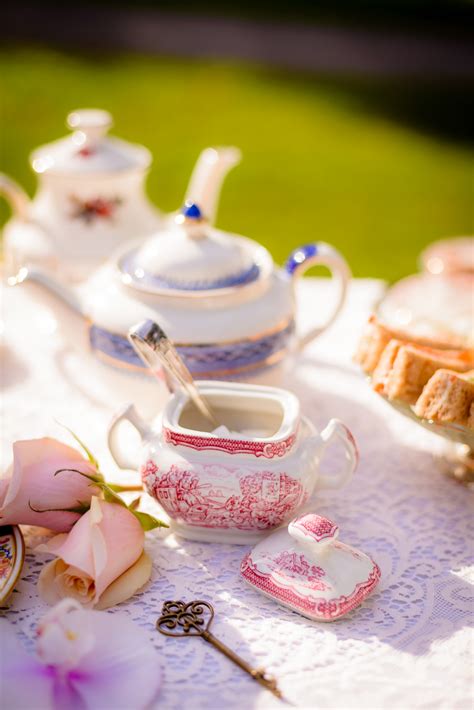 To set a table for a tea party, start by setting a plate in the center of each place setting. A Series Of Tea-rrific Tea Party Ideas: Tea Party Table ...
