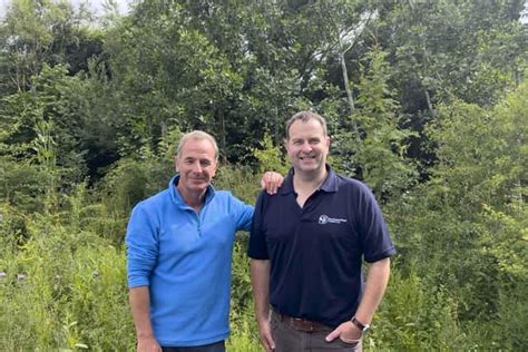 Robson Green Visits Hauxley Nature Reserve In Northumberland To Film