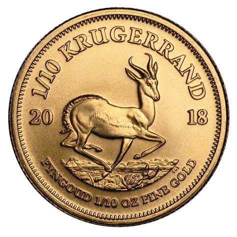 Gold and silver swan bullion collector coins released with new reverse design china: Krugerrand 1/10oz Gold Coin 2018 | CelticGold.eu