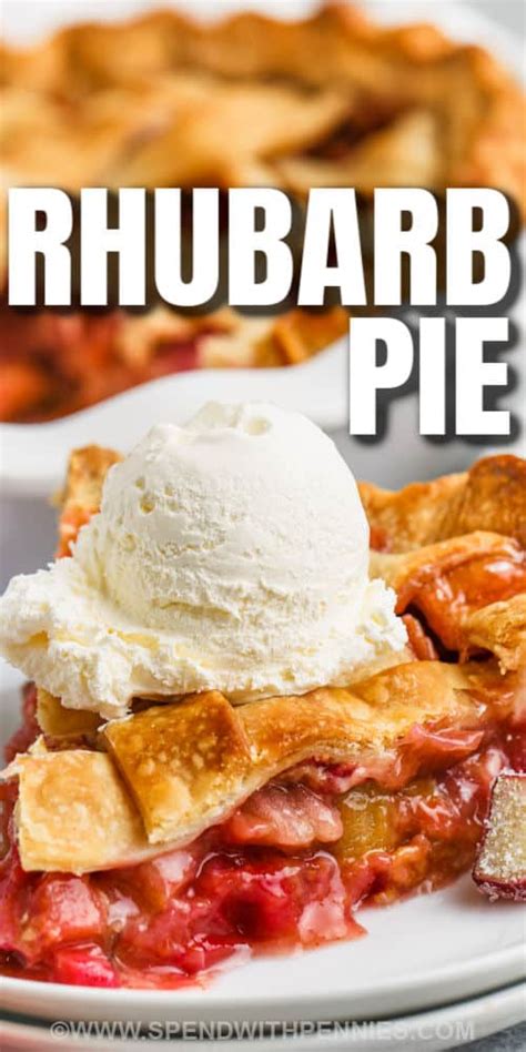 Rhubarb Pie Spend With Pennies Be Yourself Feel Inspired