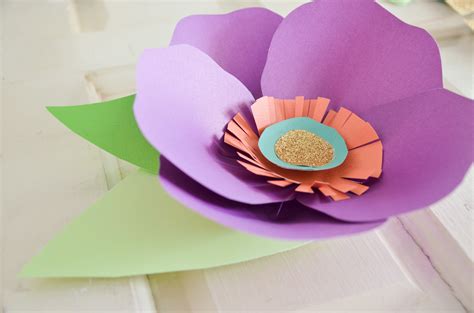 Diy Paper Flowers Template