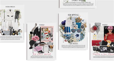Shopping Layouts For Vogue Magazine On Behance