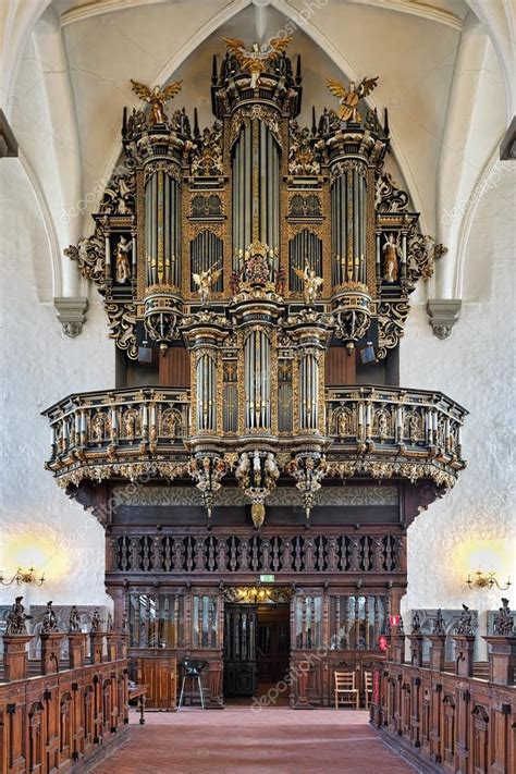 Pipe Organ Of The Church Of Holy Trinity In Kristianstad Sweden