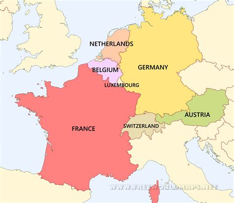 Western Europe Countries By