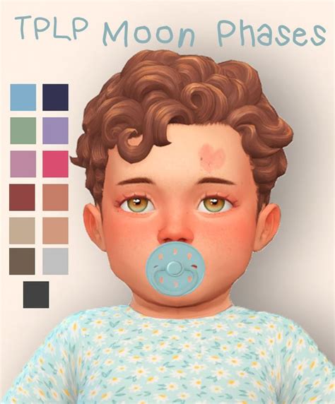 Moon Phases Pacifier Tplp In 2023 Sims Baby Sims 4 Anime Sims 4 Game
