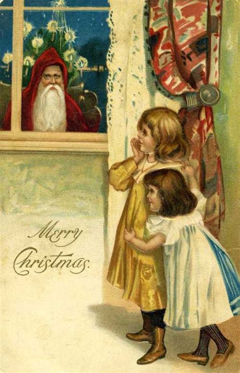 10 Creepy Vintage Christmas Cards