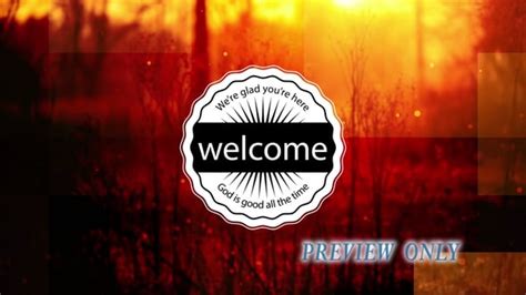 Welcome To Worship Church Welcome Backgrounds