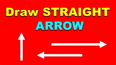 How To Draw Straight Arrow In Word Microsoft Youtube